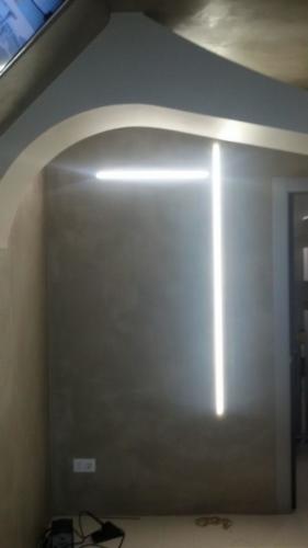 Binario a led Incassato